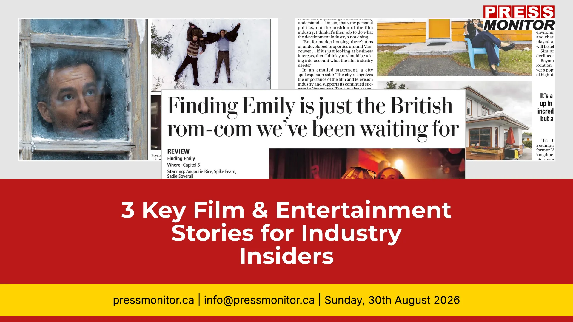 3 Key Film & Entertainment Stories for Industry Insiders
