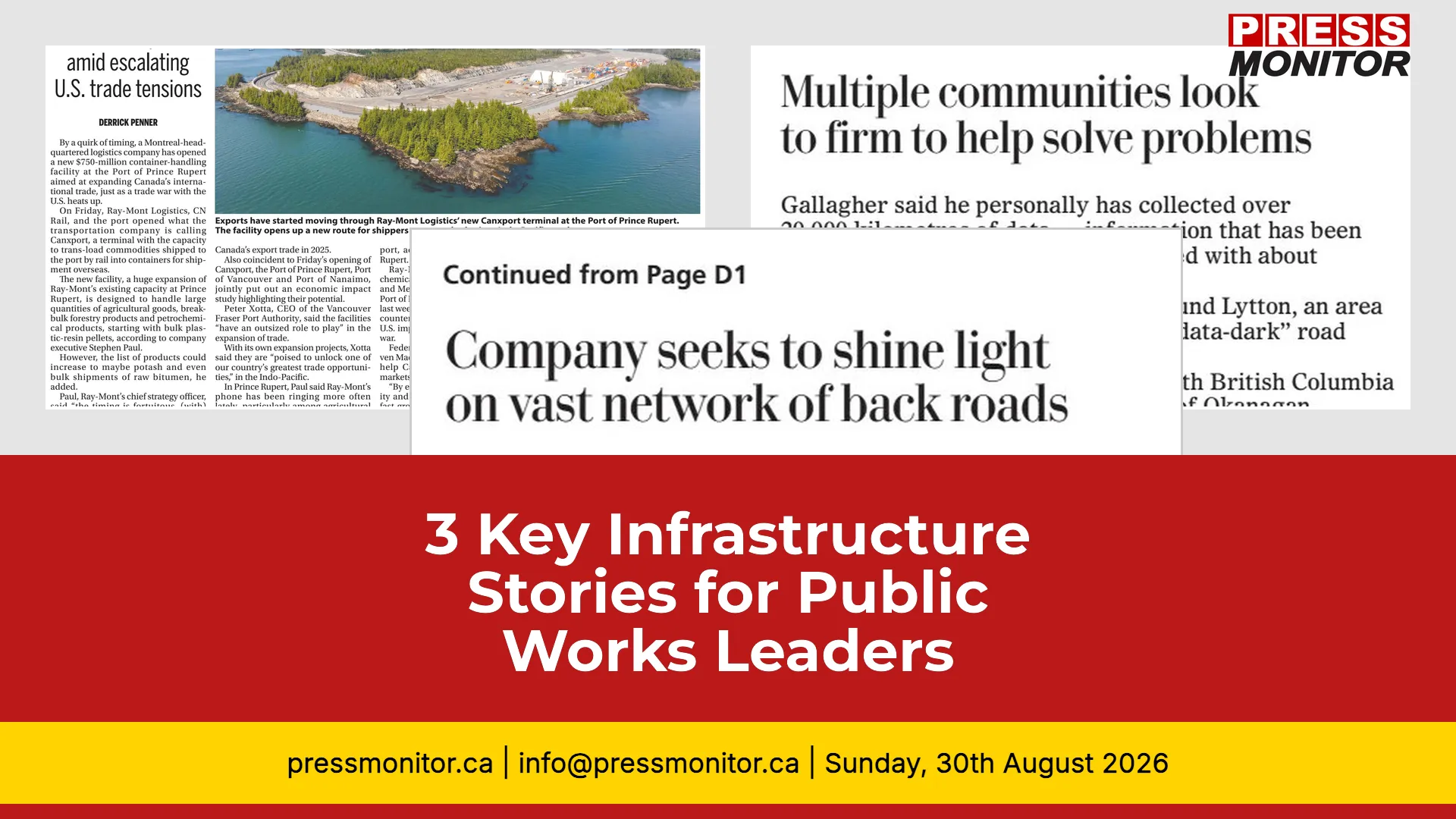 3 Key Infrastructure Stories for Public Works Leaders