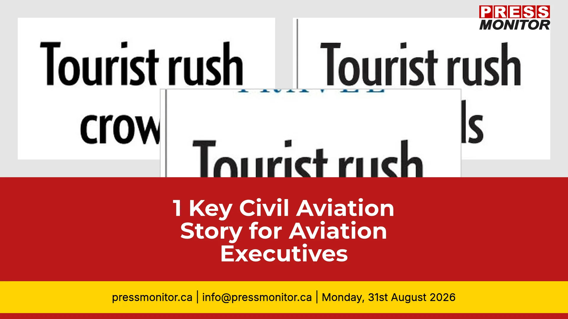 1 Key Civil Aviation Story for Aviation Executives