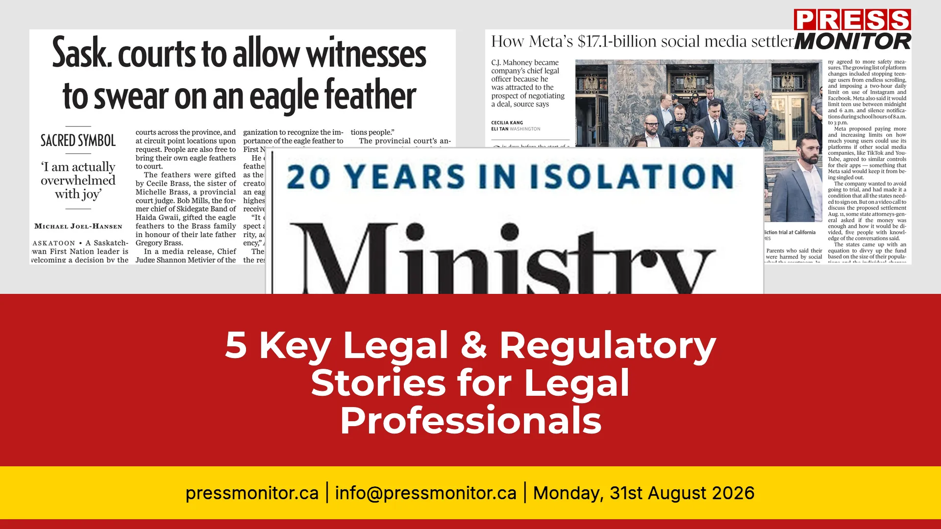 5 Key Legal & Regulatory Stories for Legal Professionals