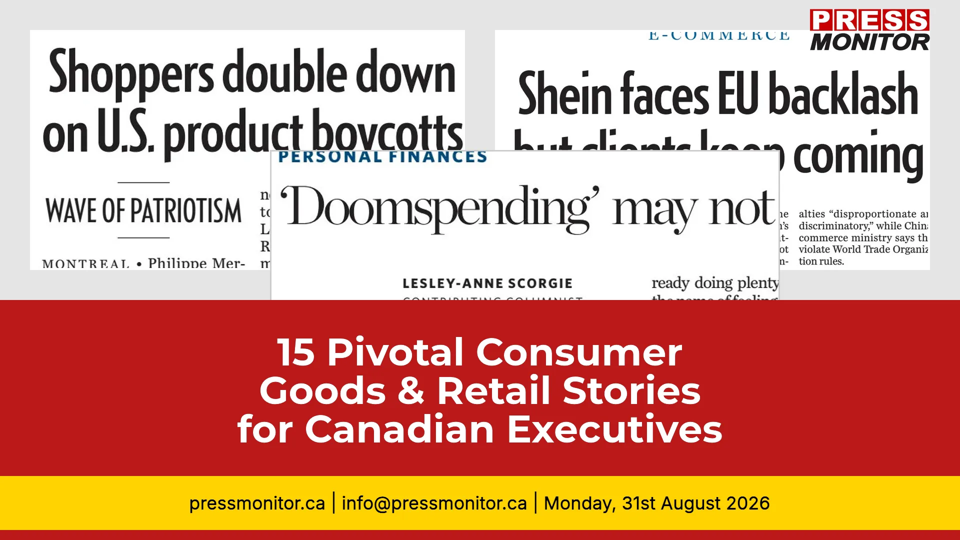 15 Pivotal Consumer Goods & Retail Stories for Canadian Executives