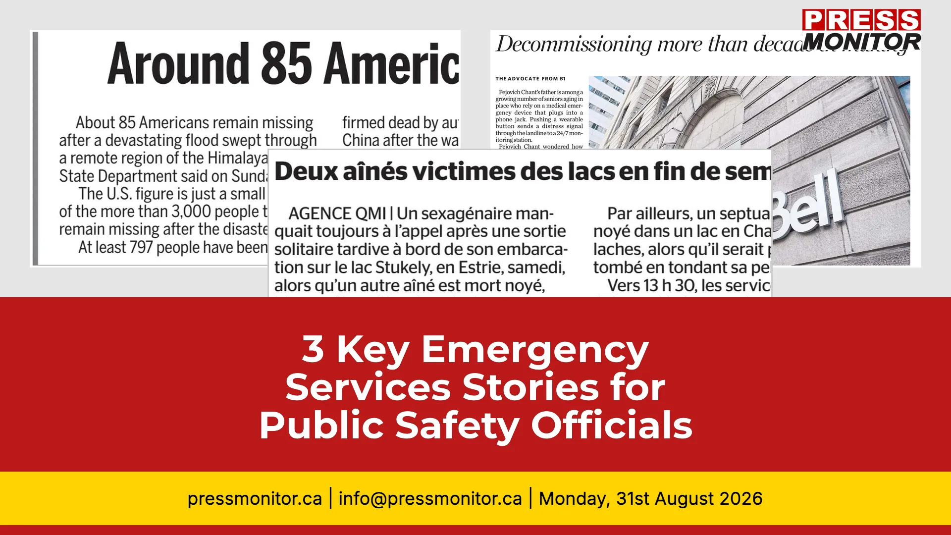 3 Key Emergency Services Stories for Public Safety Officials