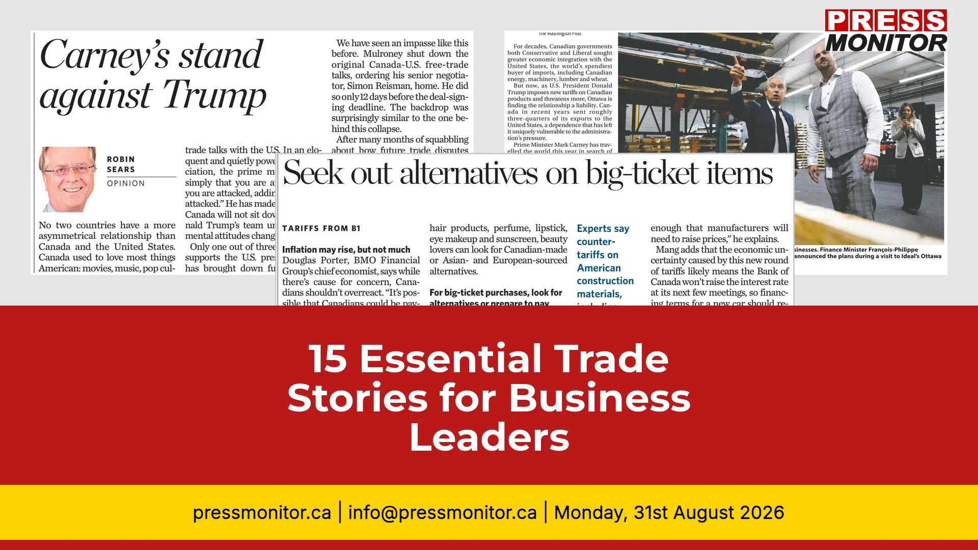 15 Essential Trade Stories for Business Leaders