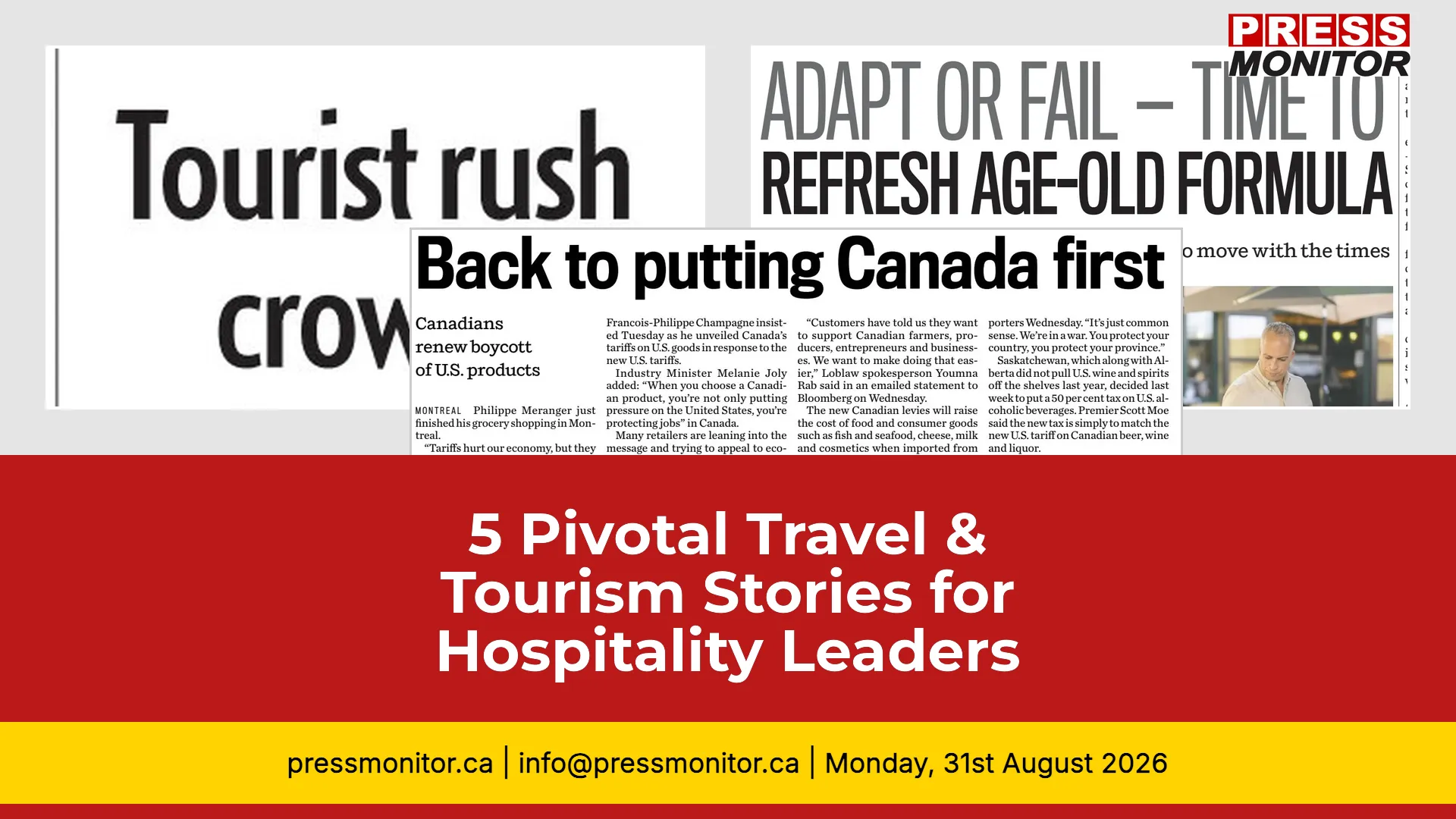5 Pivotal Travel & Tourism Stories for Hospitality Leaders