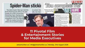 11 Pivotal Film & Entertainment Stories for Media Executives