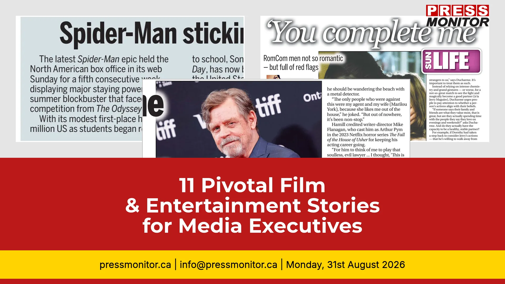 11 Pivotal Film & Entertainment Stories for Media Executives