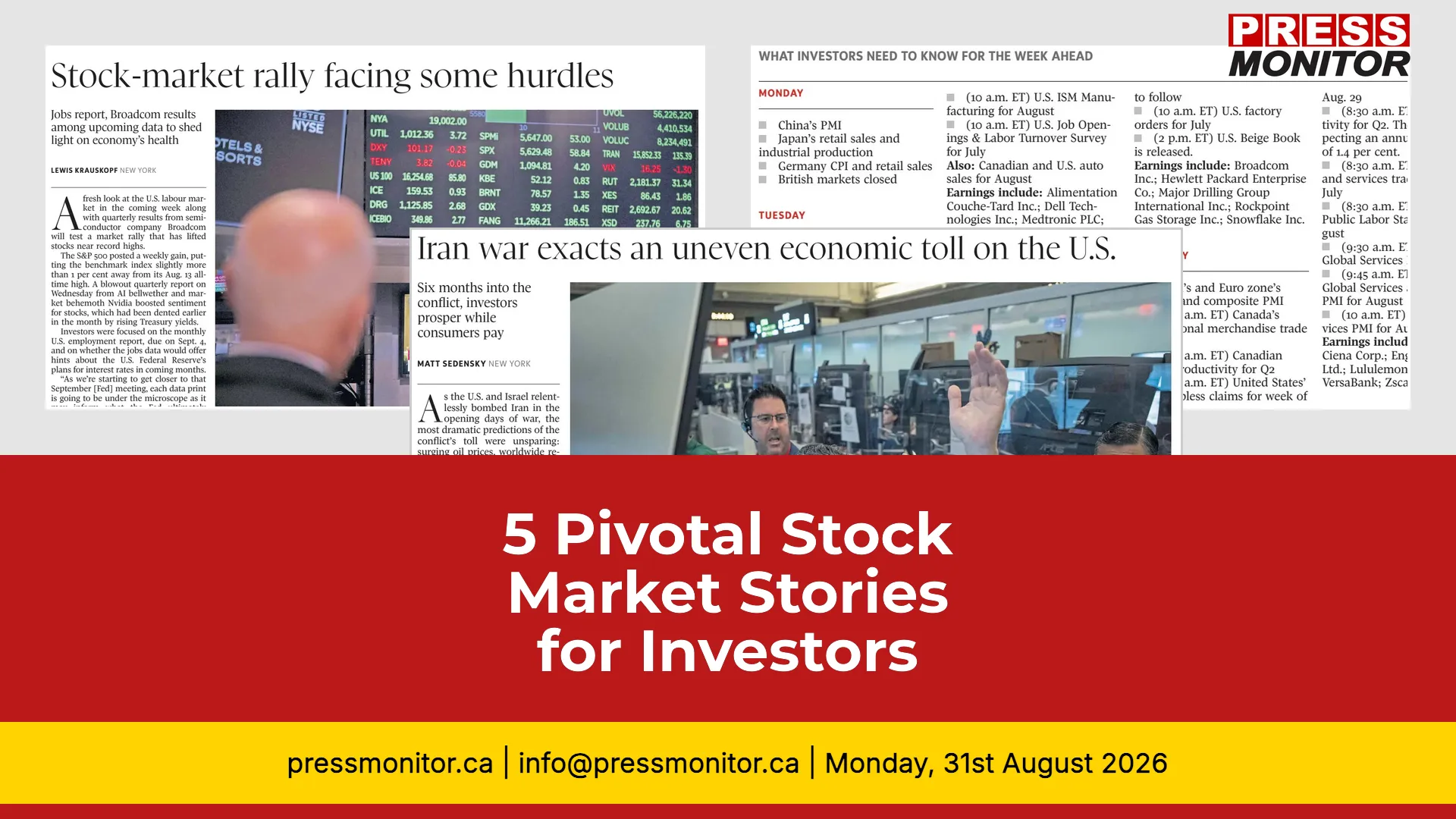5 Pivotal Stock Market Stories for Investors