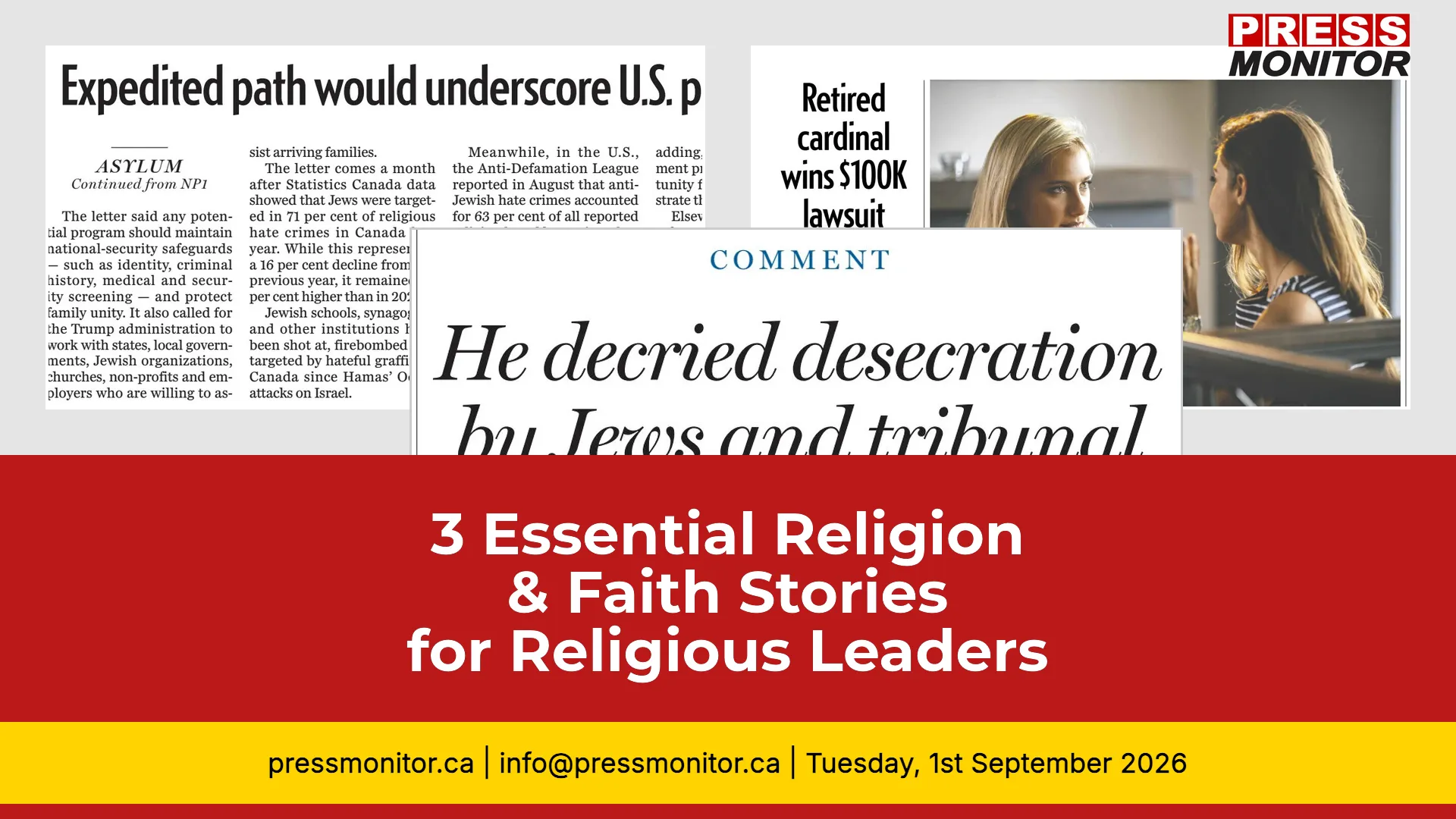3 Essential Religion & Faith Stories for Religious Leaders