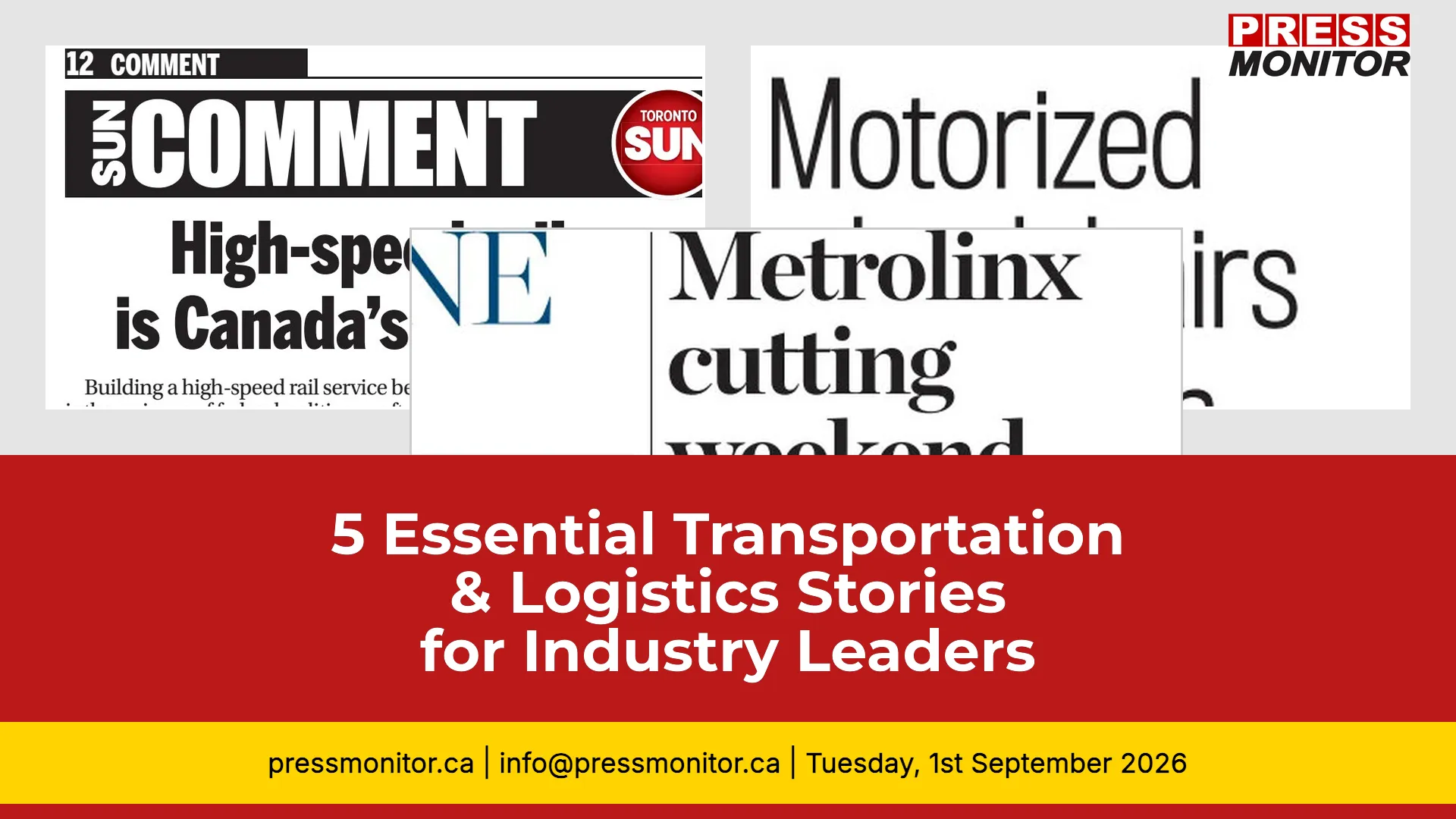 5 Essential Transportation & Logistics Stories for Industry Leaders
