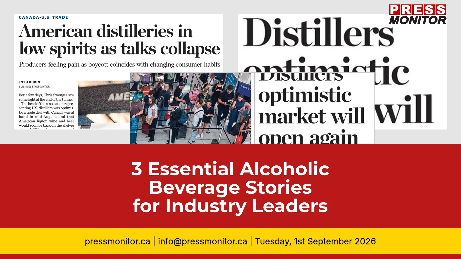 3 Essential Alcoholic Beverage Stories for Industry Leaders