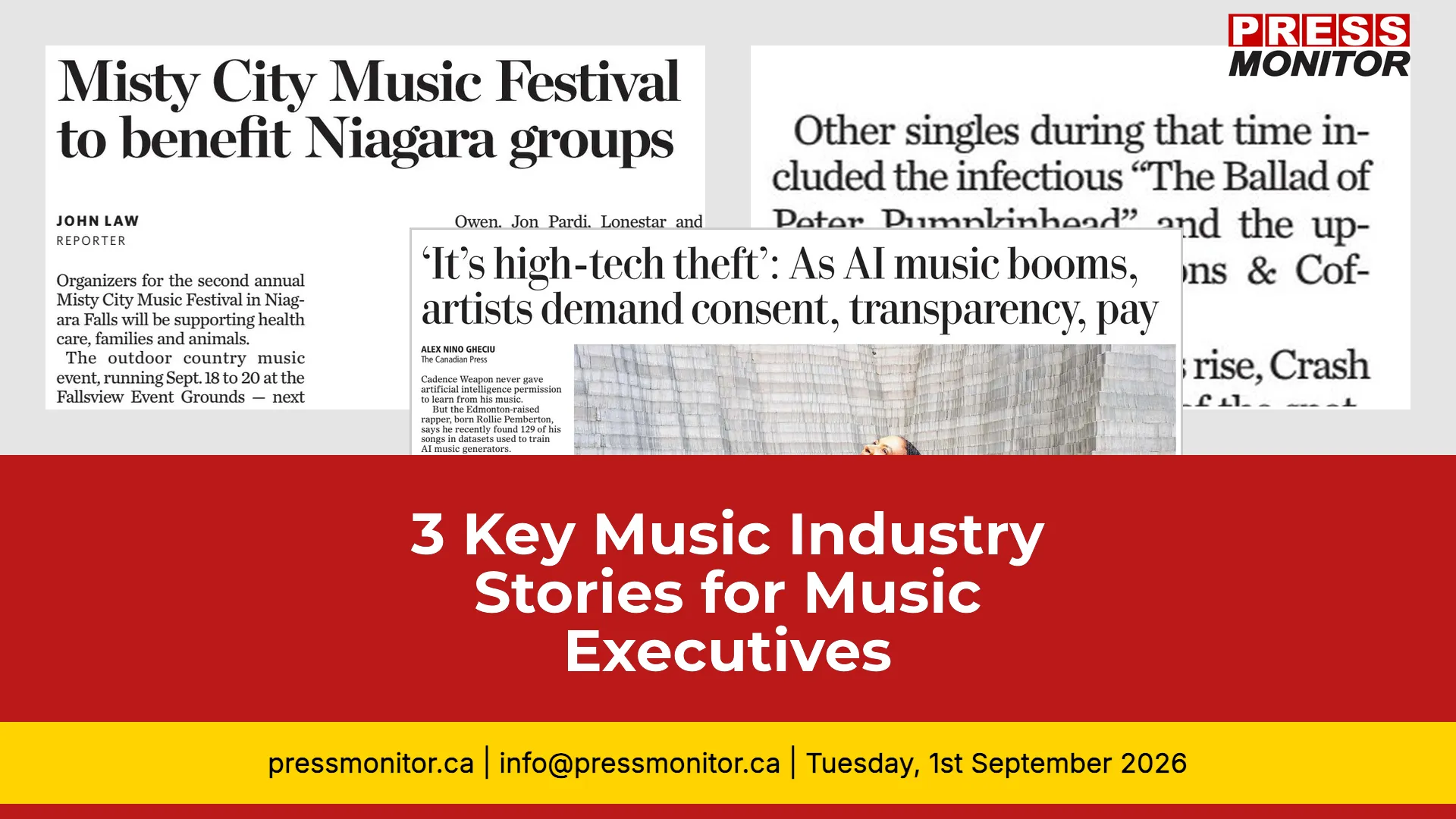 3 Key Music Industry Stories for Music Executives