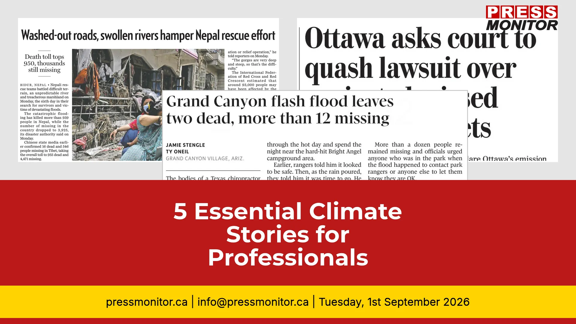 5 Essential Climate Stories for Professionals