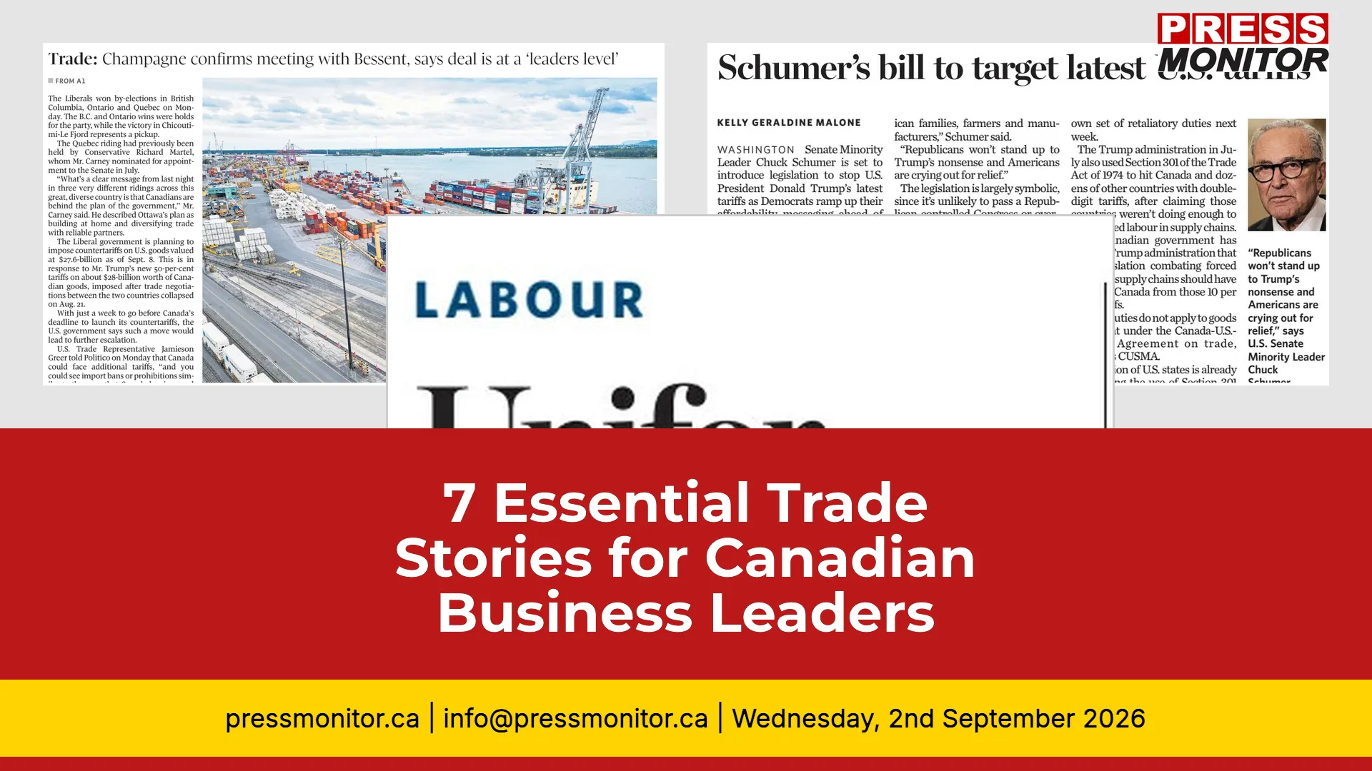 7 Essential Trade Stories for Canadian Business Leaders