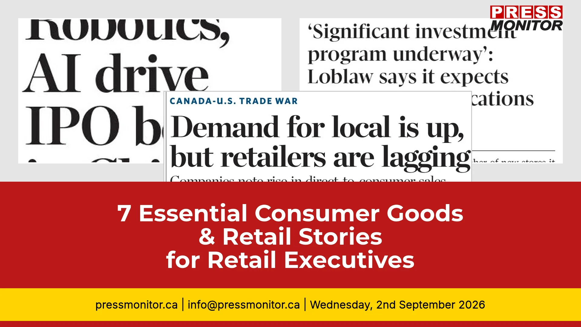7 Essential Consumer Goods & Retail Stories for Retail Executives