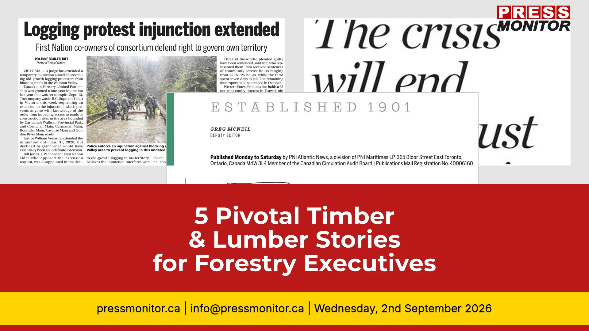 5 Pivotal Timber & Lumber Stories for Forestry Executives