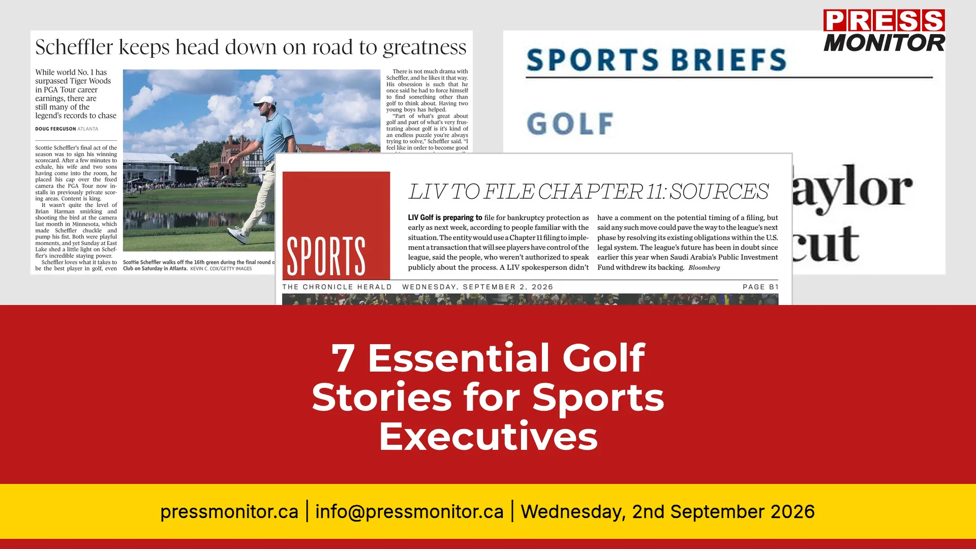 7 Essential Golf Stories for Sports Executives