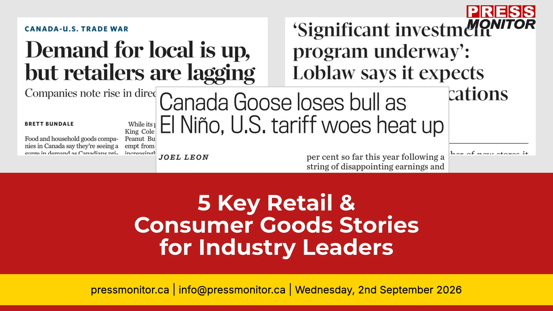 5 Key Retail & Consumer Goods Stories for Industry Leaders