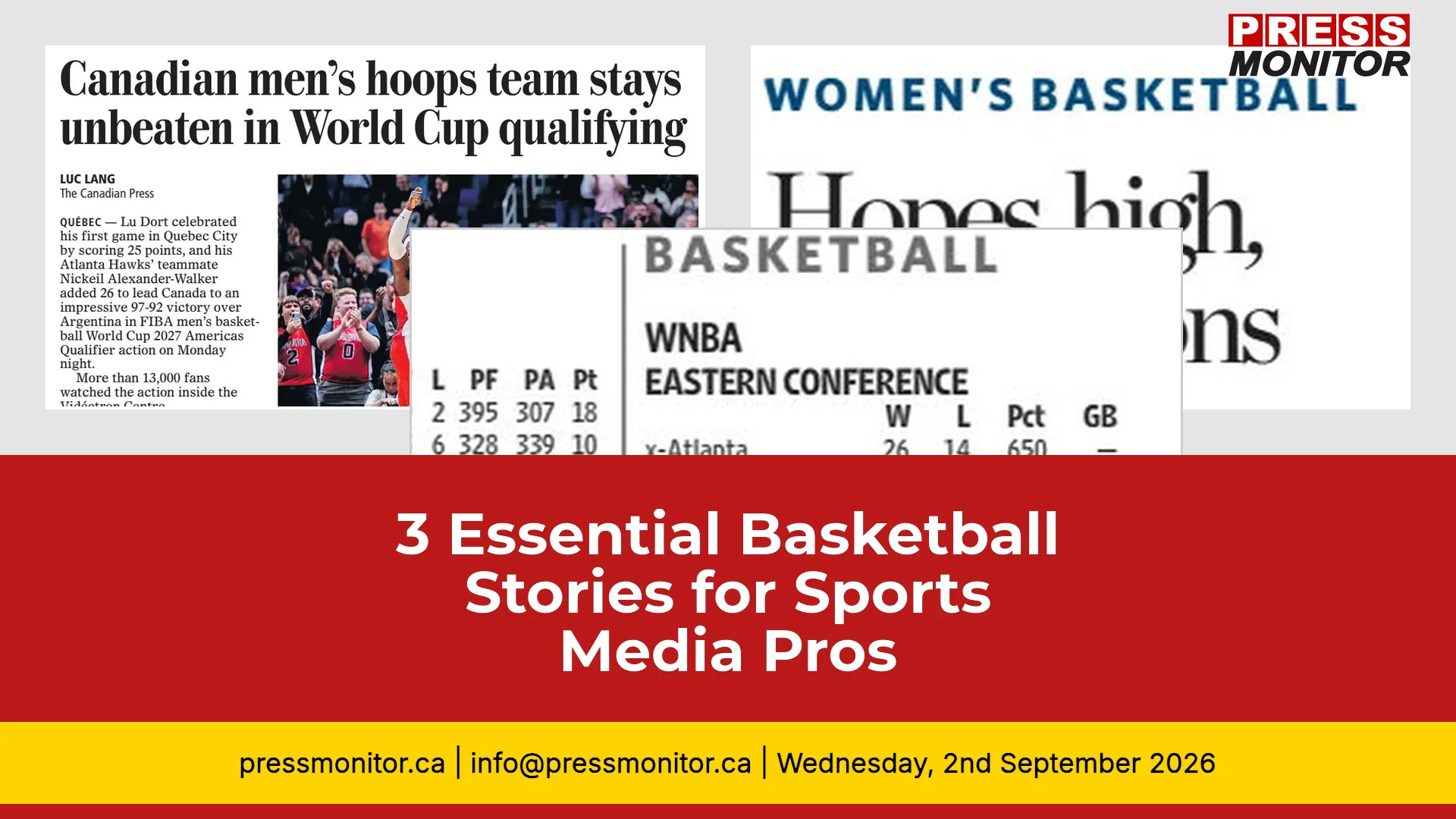 3 Essential Basketball Stories for Sports Media Pros
