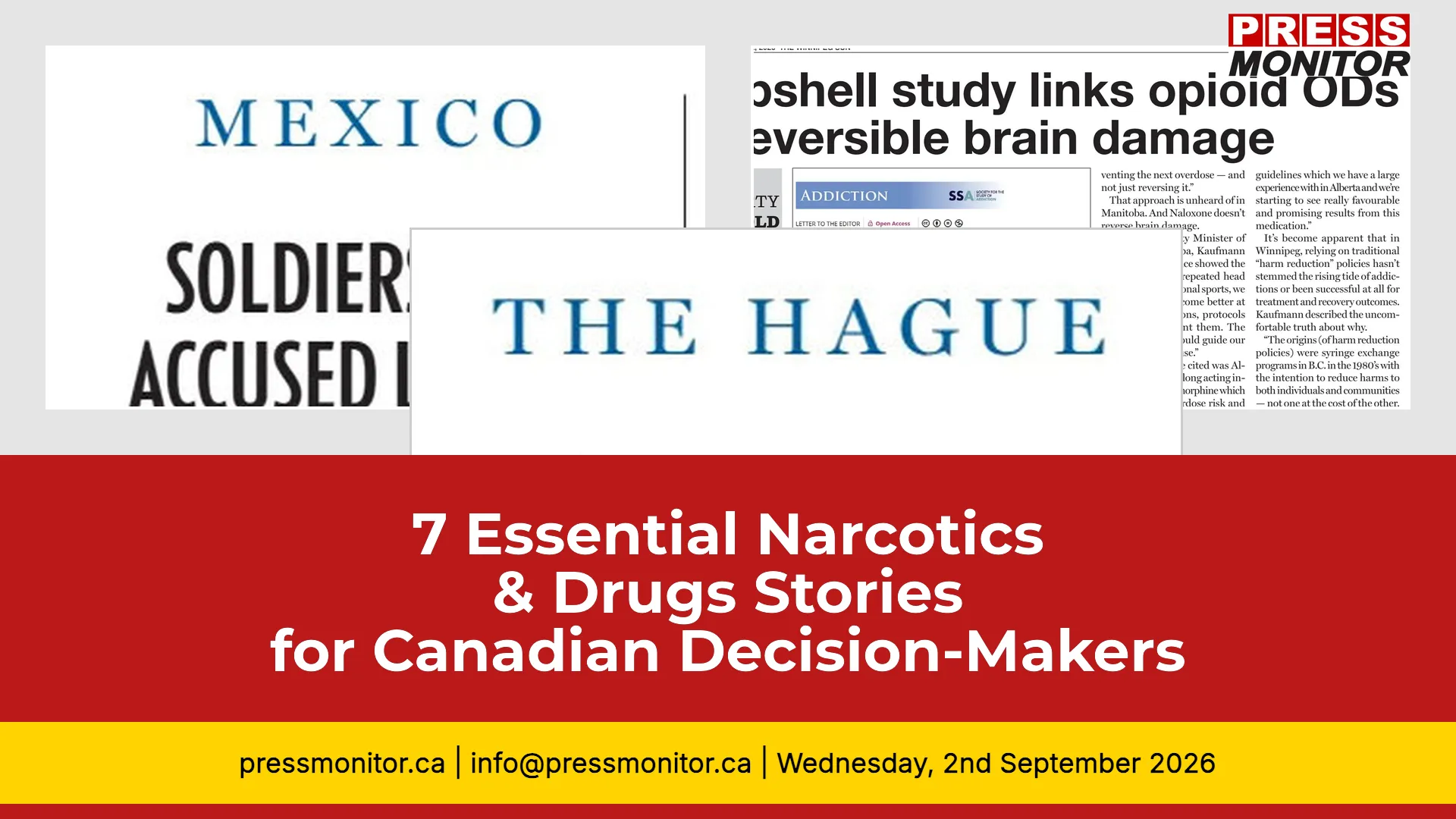 7 Essential Narcotics & Drugs Stories for Canadian Decision-Makers