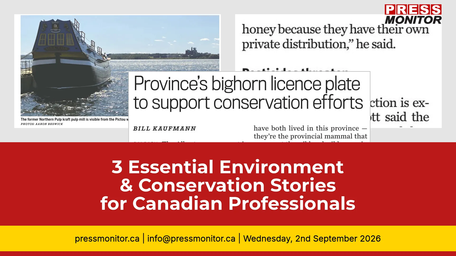 3 Essential Environment & Conservation Stories for Canadian Professionals