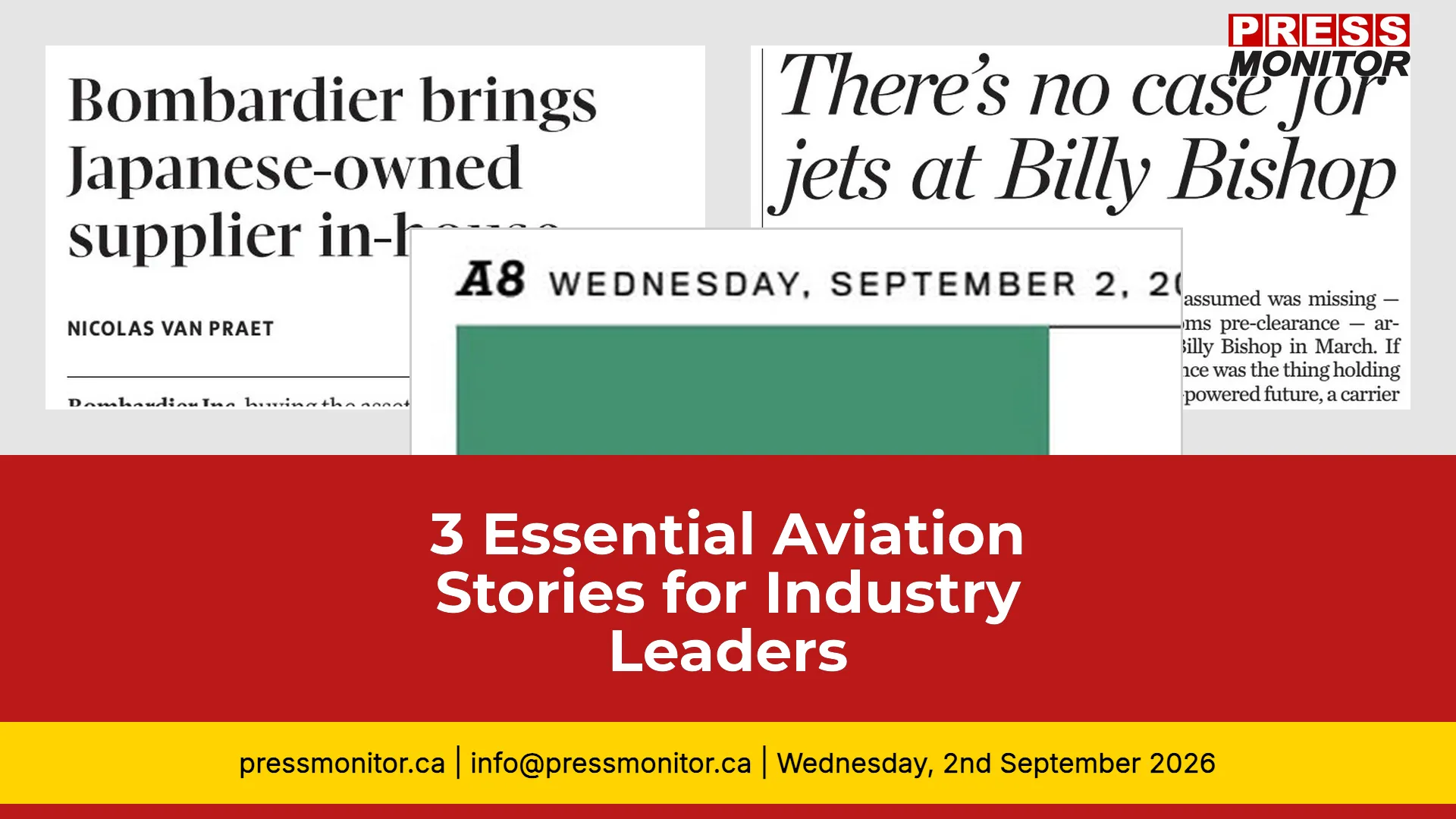 3 Essential Aviation Stories for Industry Leaders