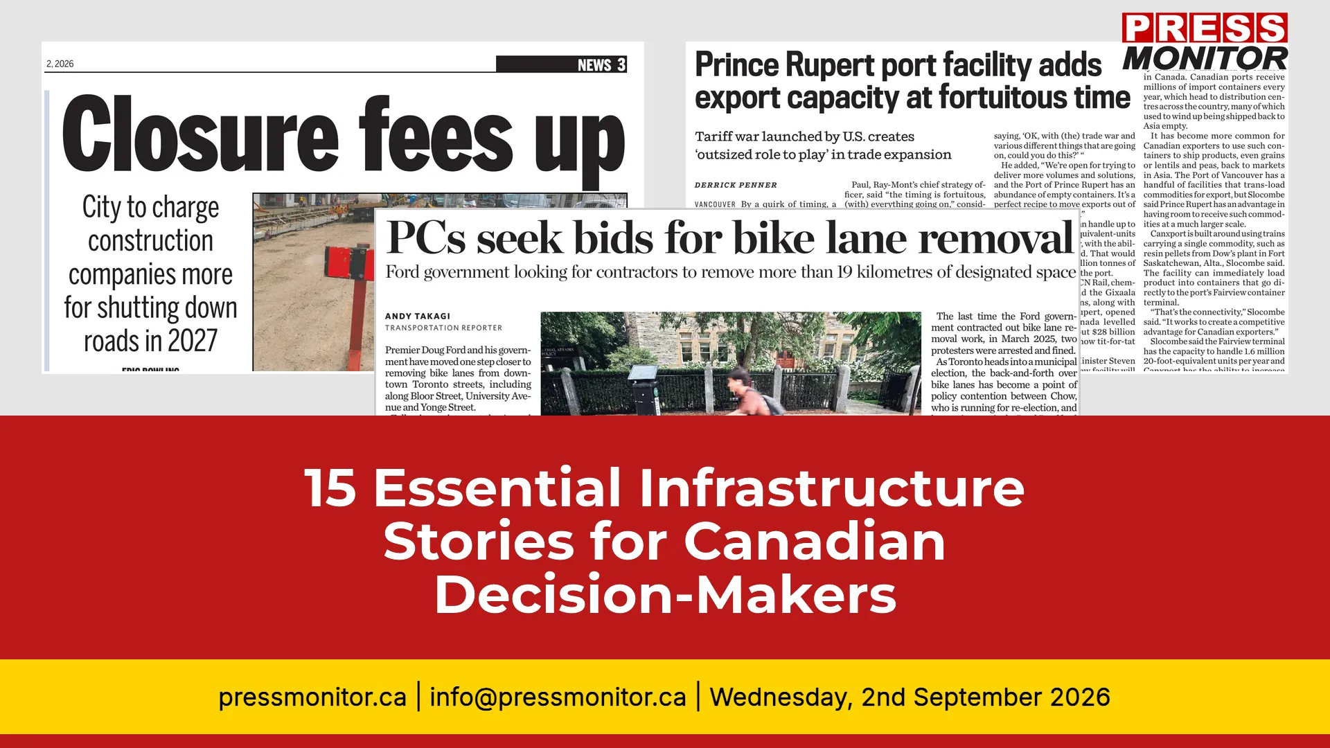 15 Essential Infrastructure Stories for Canadian Decision-Makers