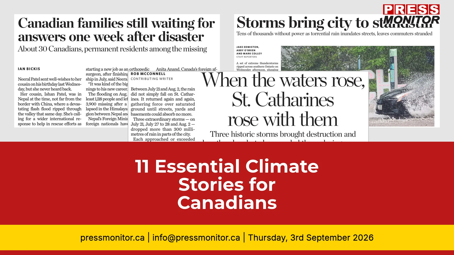 11 Essential Climate Stories for Canadians
