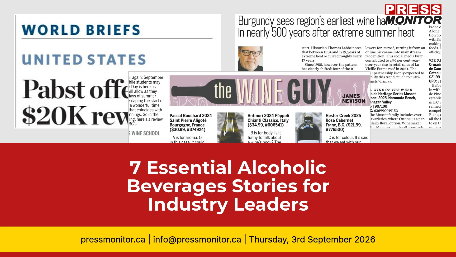 7 Essential Alcoholic Beverages Stories for Industry Leaders