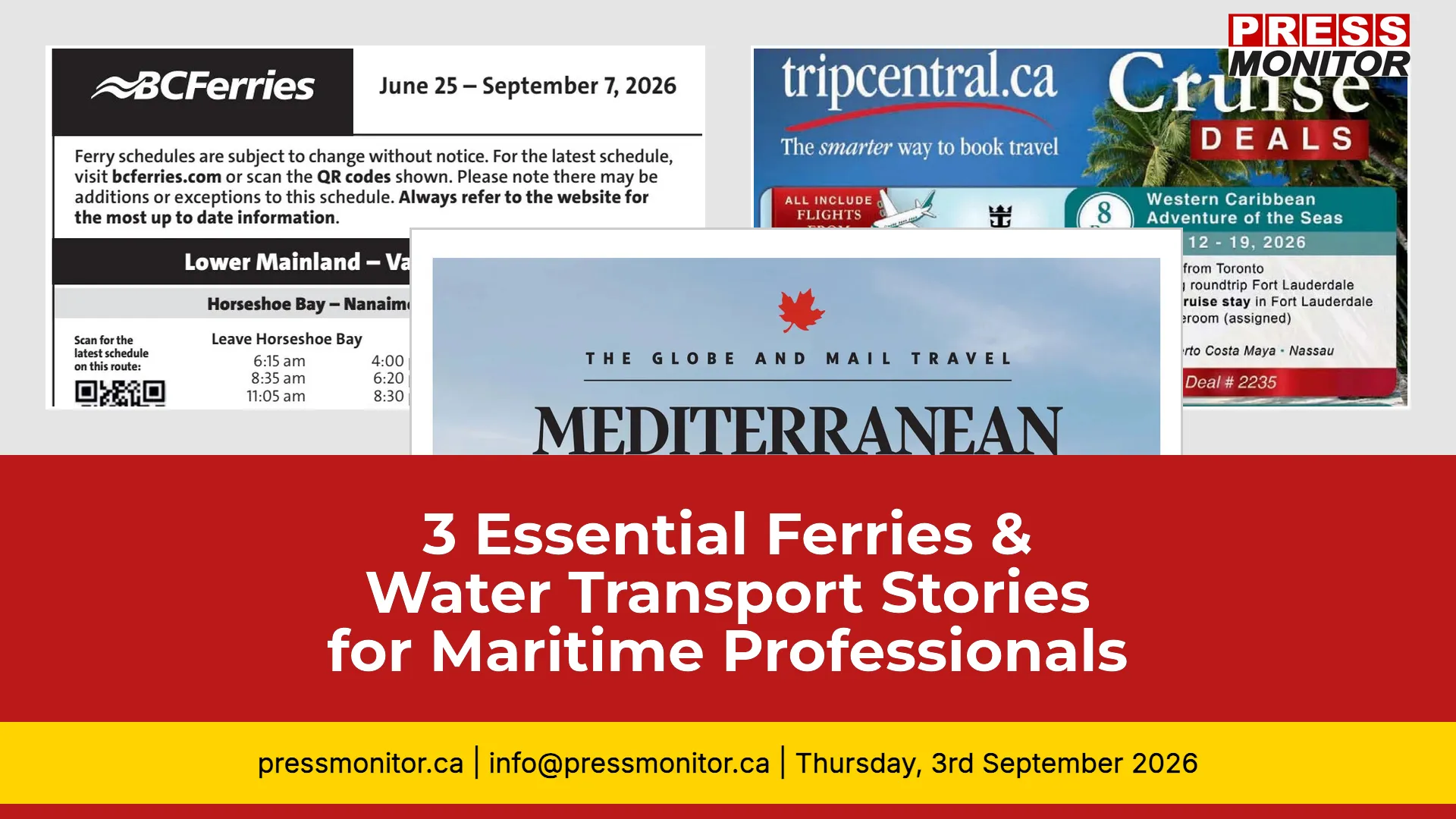 3 Essential Ferries & Water Transport Stories for Maritime Professionals