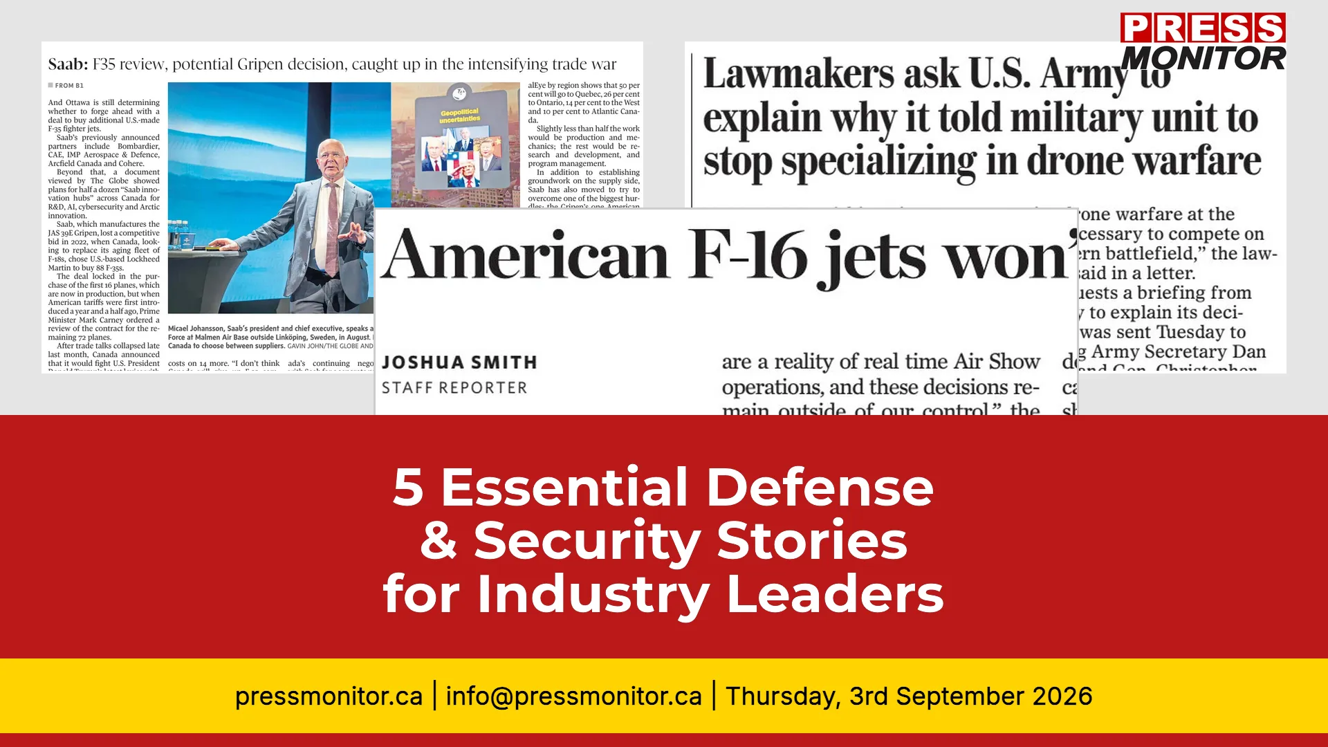5 Essential Defense & Security Stories for Industry Leaders