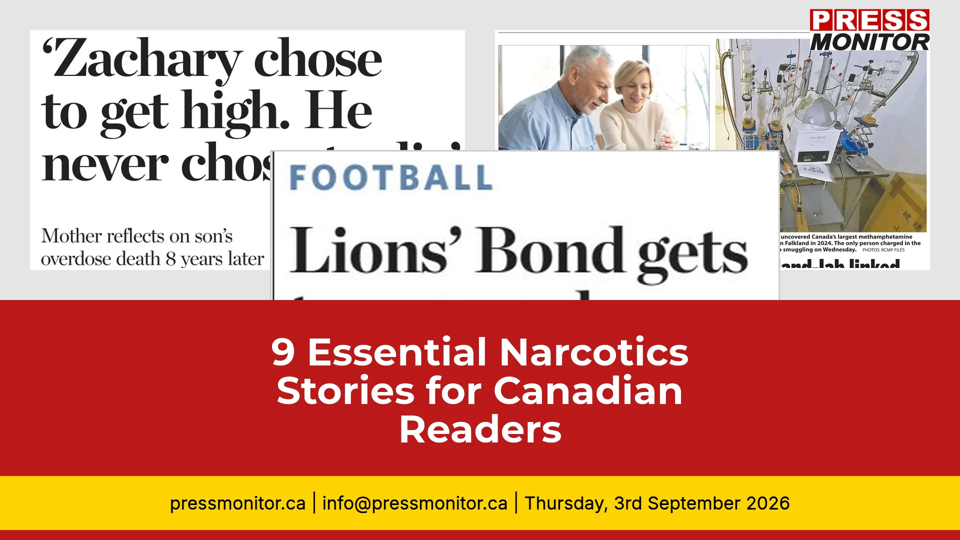 9 Essential Narcotics Stories for Canadian Readers