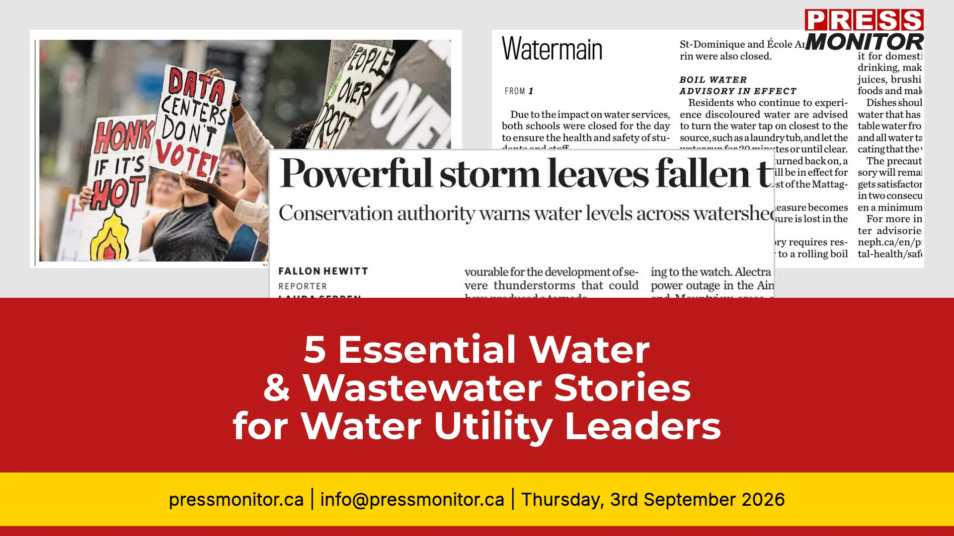 5 Essential Water & Wastewater Stories for Water Utility Leaders
