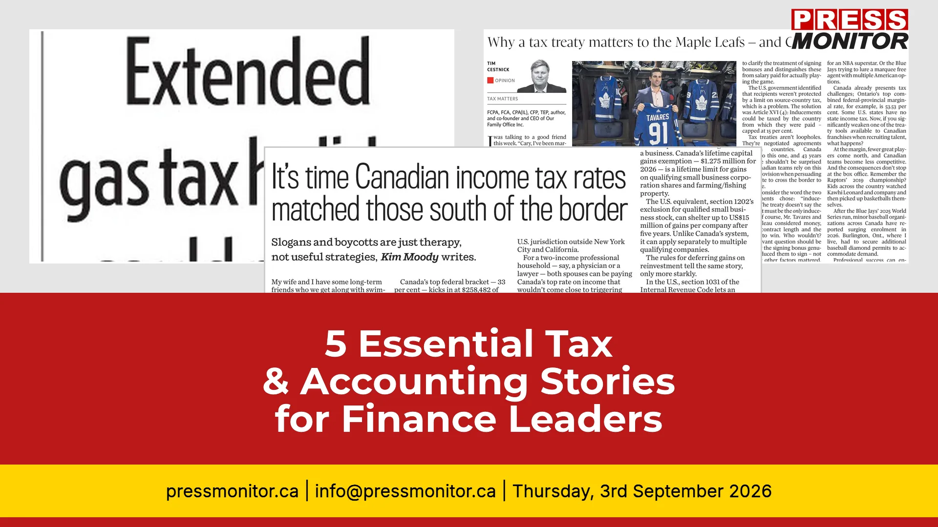 5 Essential Tax & Accounting Stories for Finance Leaders