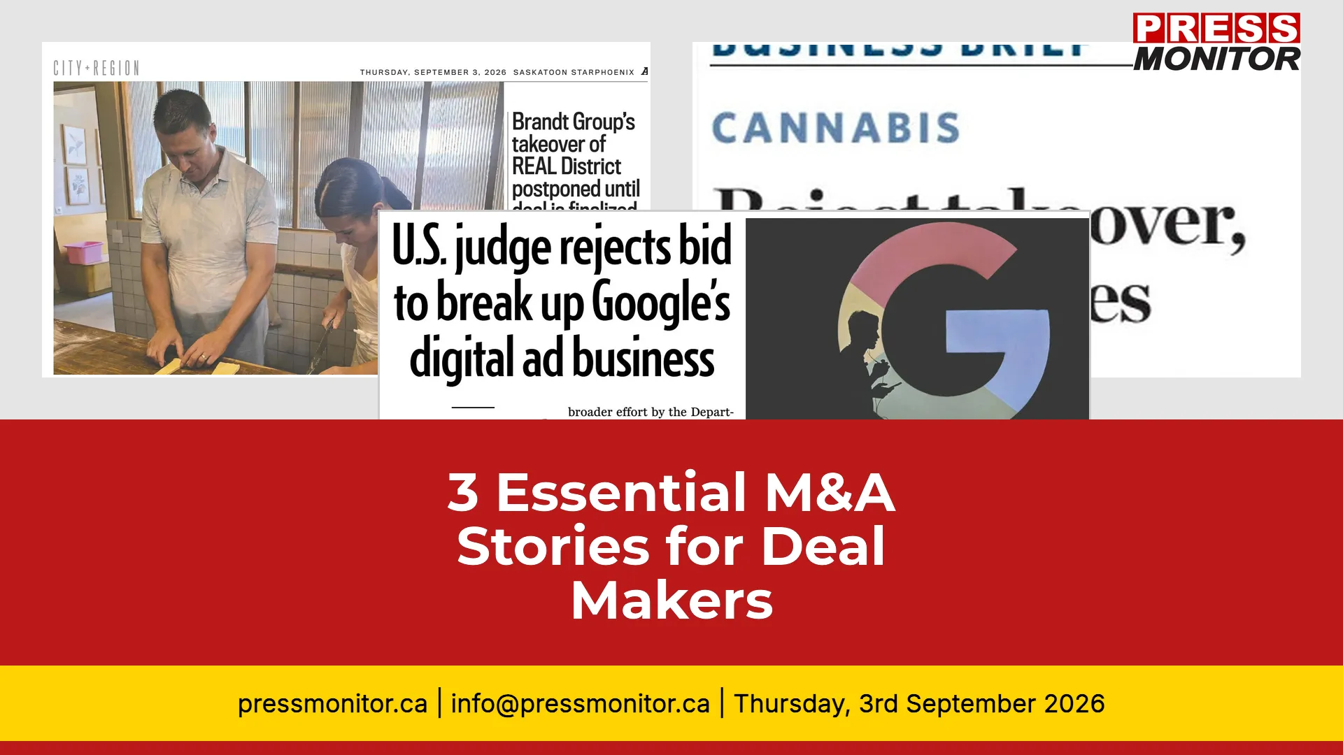 3 Essential Mergers & Acquisitions Stories for Deal Makers