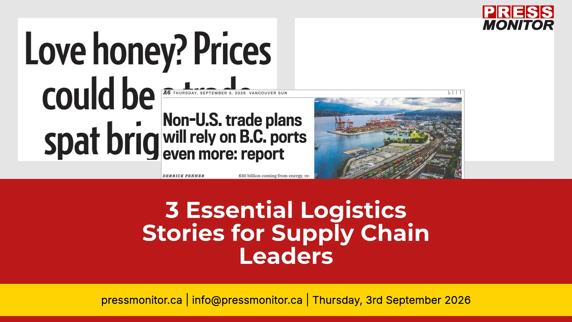 3 Essential Logistics Stories for Supply Chain Leaders