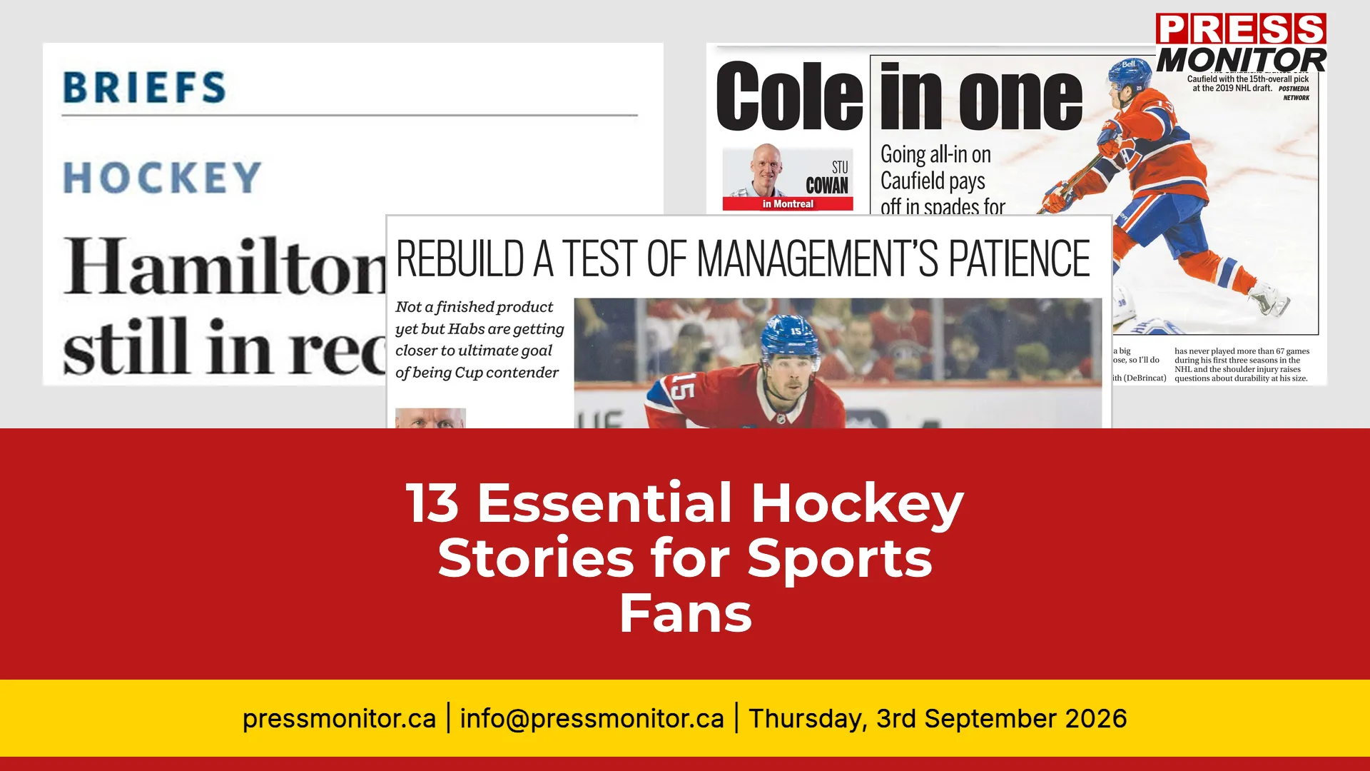 13 Essential Hockey Stories for Sports Fans