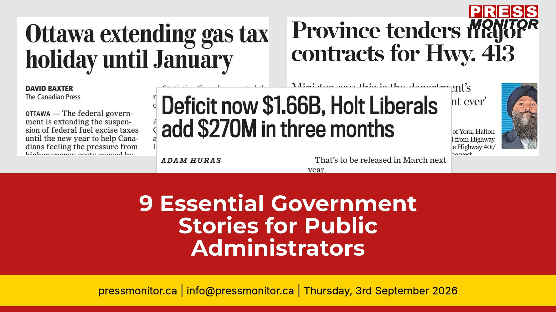 9 Essential Government Stories for Public Administrators