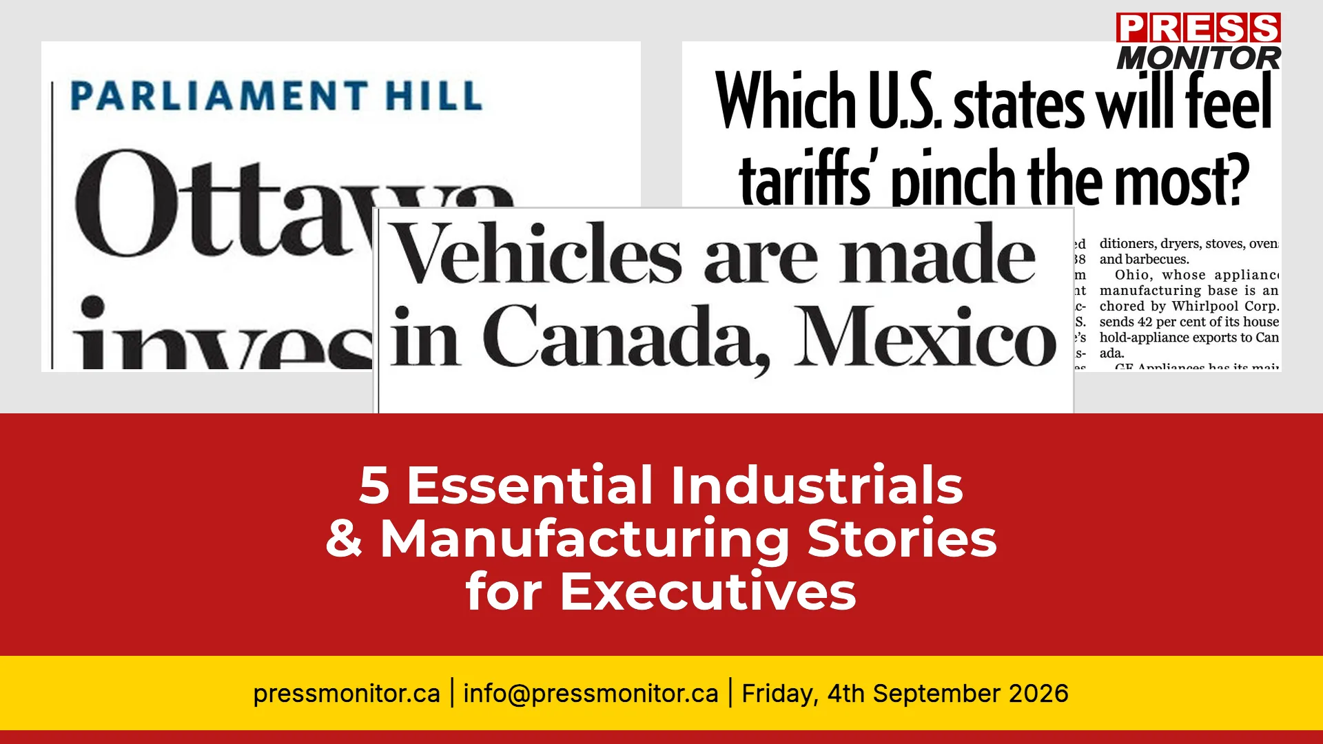5 Essential Industrials & Manufacturing Stories for Executives