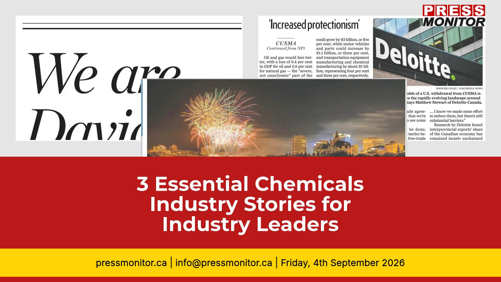 3 Essential Chemicals Industry Stories for Industry Leaders