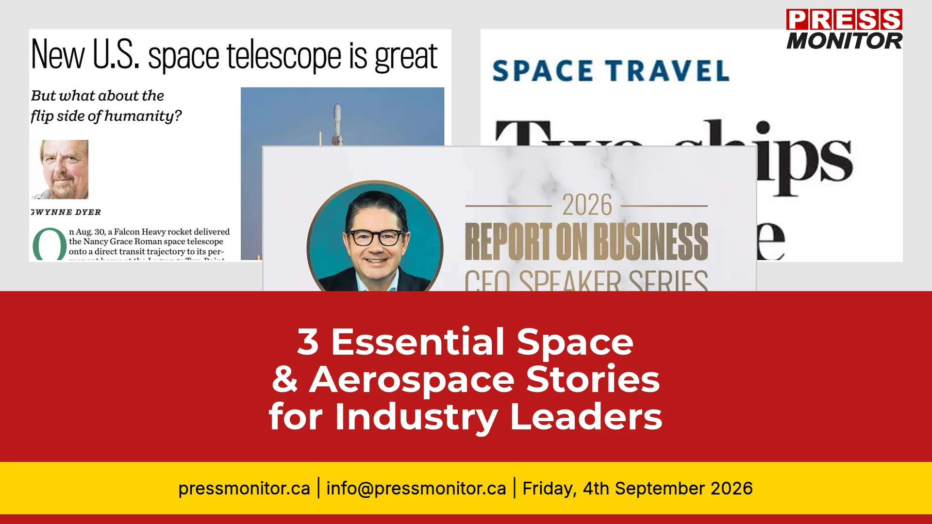 3 Essential Space & Aerospace Stories for Industry Leaders
