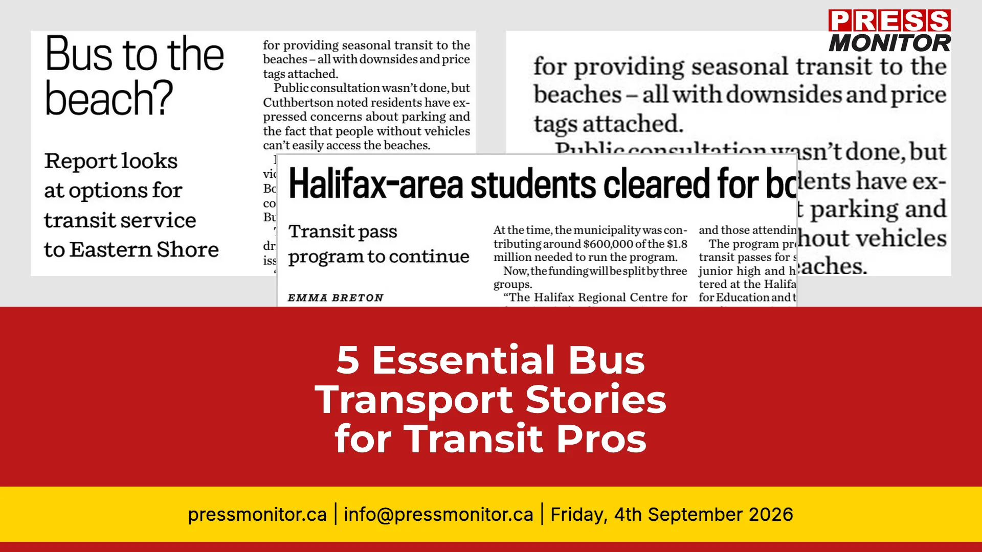 5 Essential Bus Transport Stories for Transit Professionals