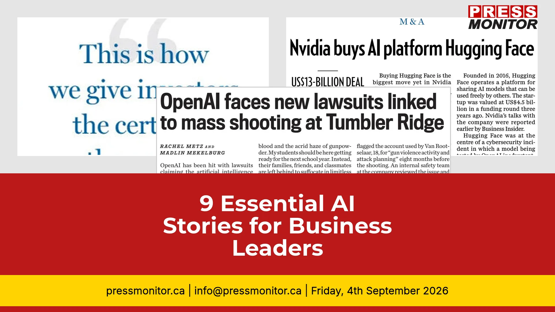9 Essential AI Stories for Business Leaders