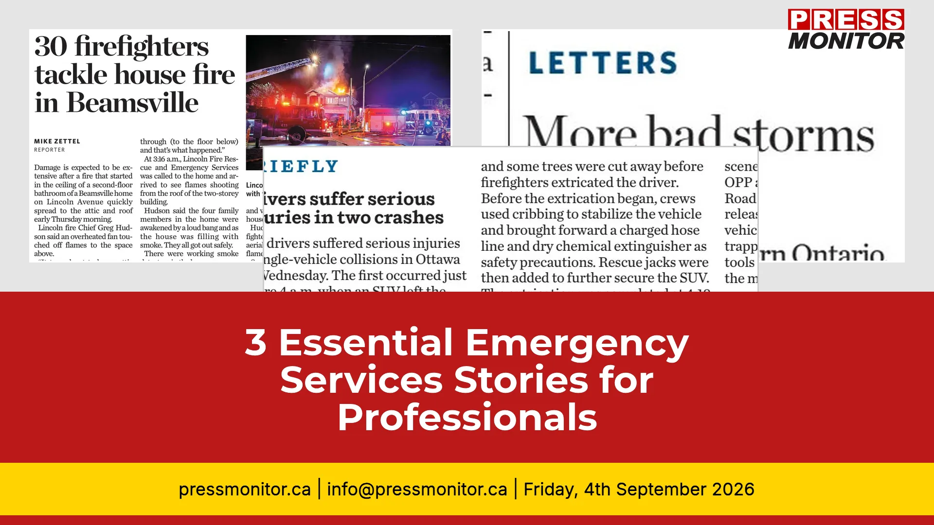 3 Essential Emergency Services Stories for Professionals
