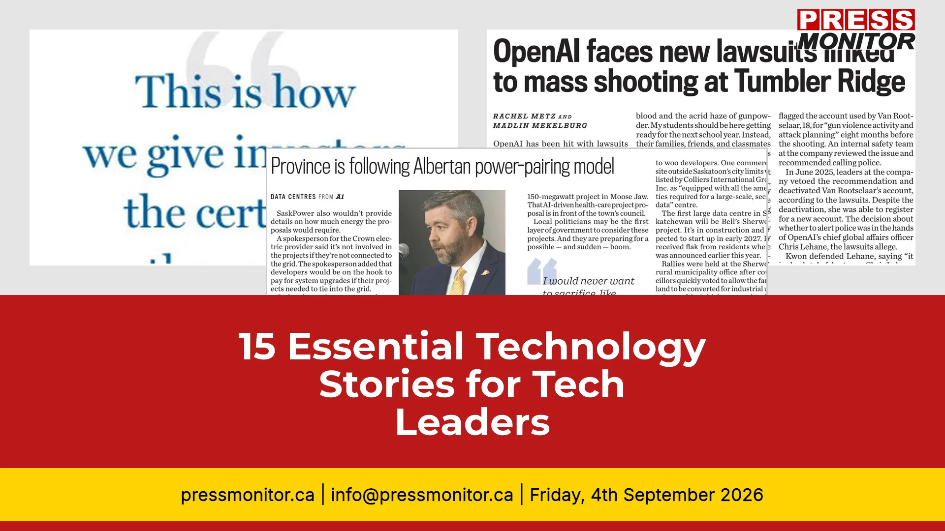 15 Essential Technology Stories for Tech Leaders