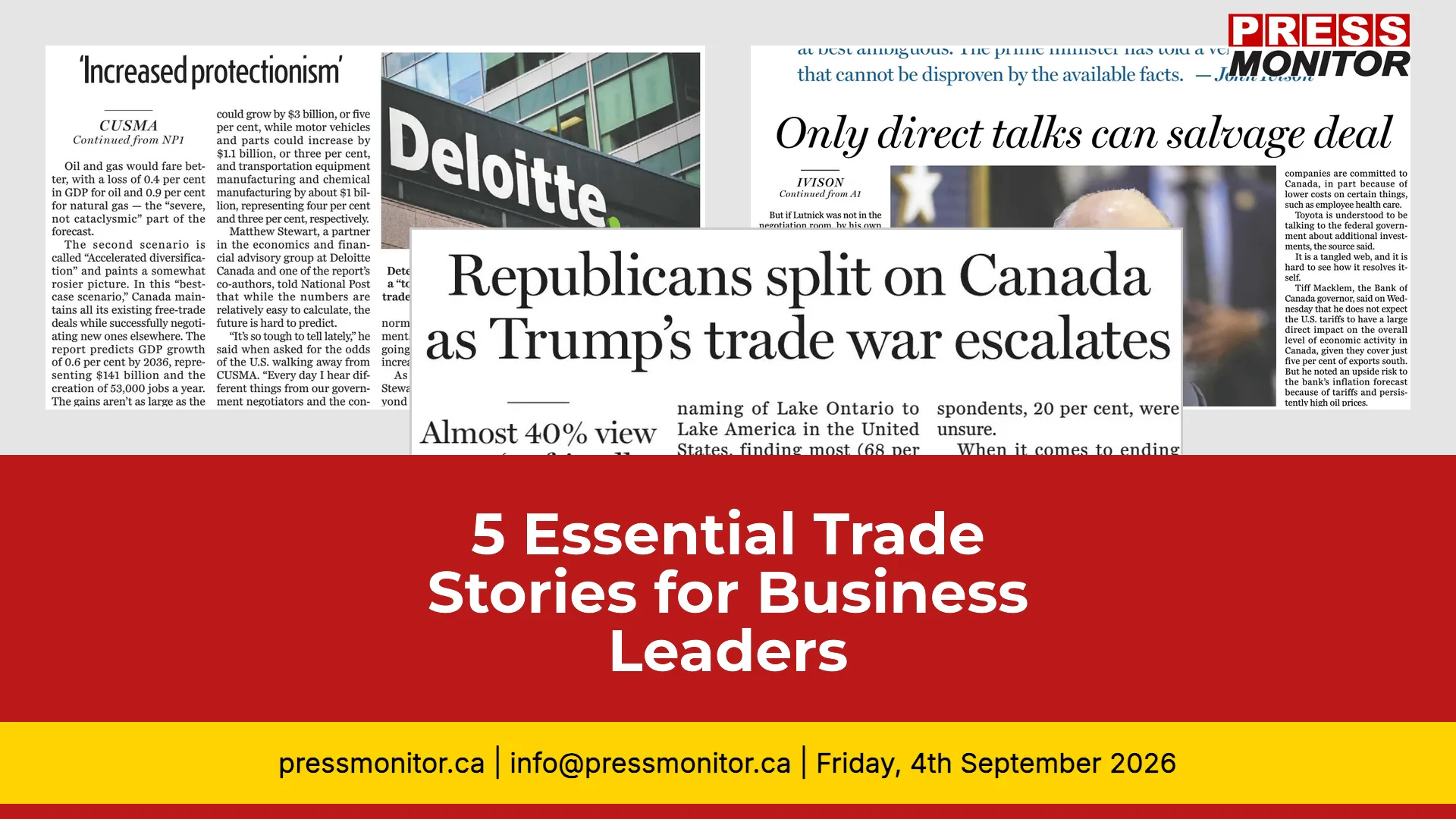 5 Essential Trade Stories for Business Leaders