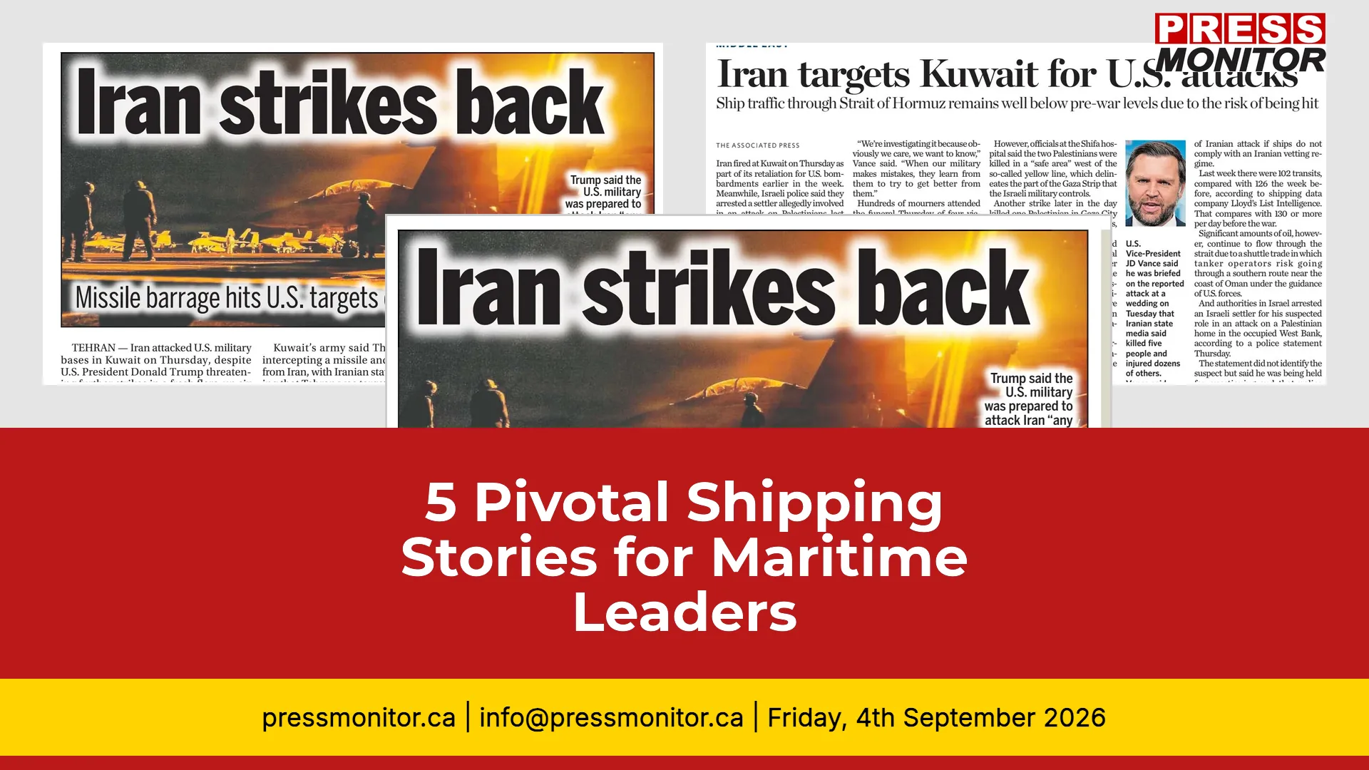 5 Pivotal Shipping Stories for Maritime Leaders