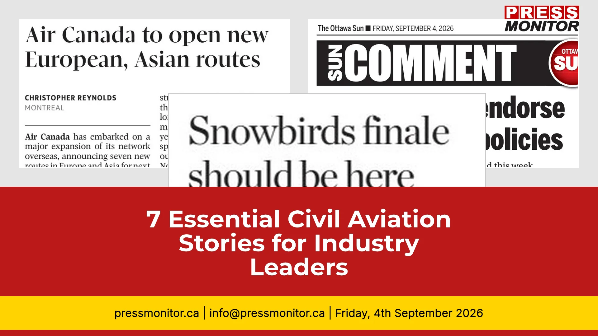 7 Essential Civil Aviation Stories for Industry Leaders