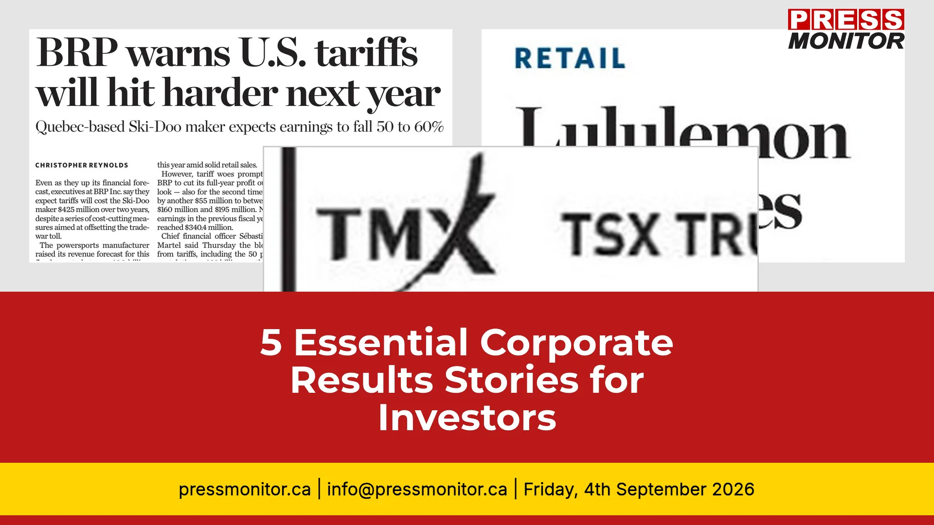 5 Essential Corporate Results Stories for Investors