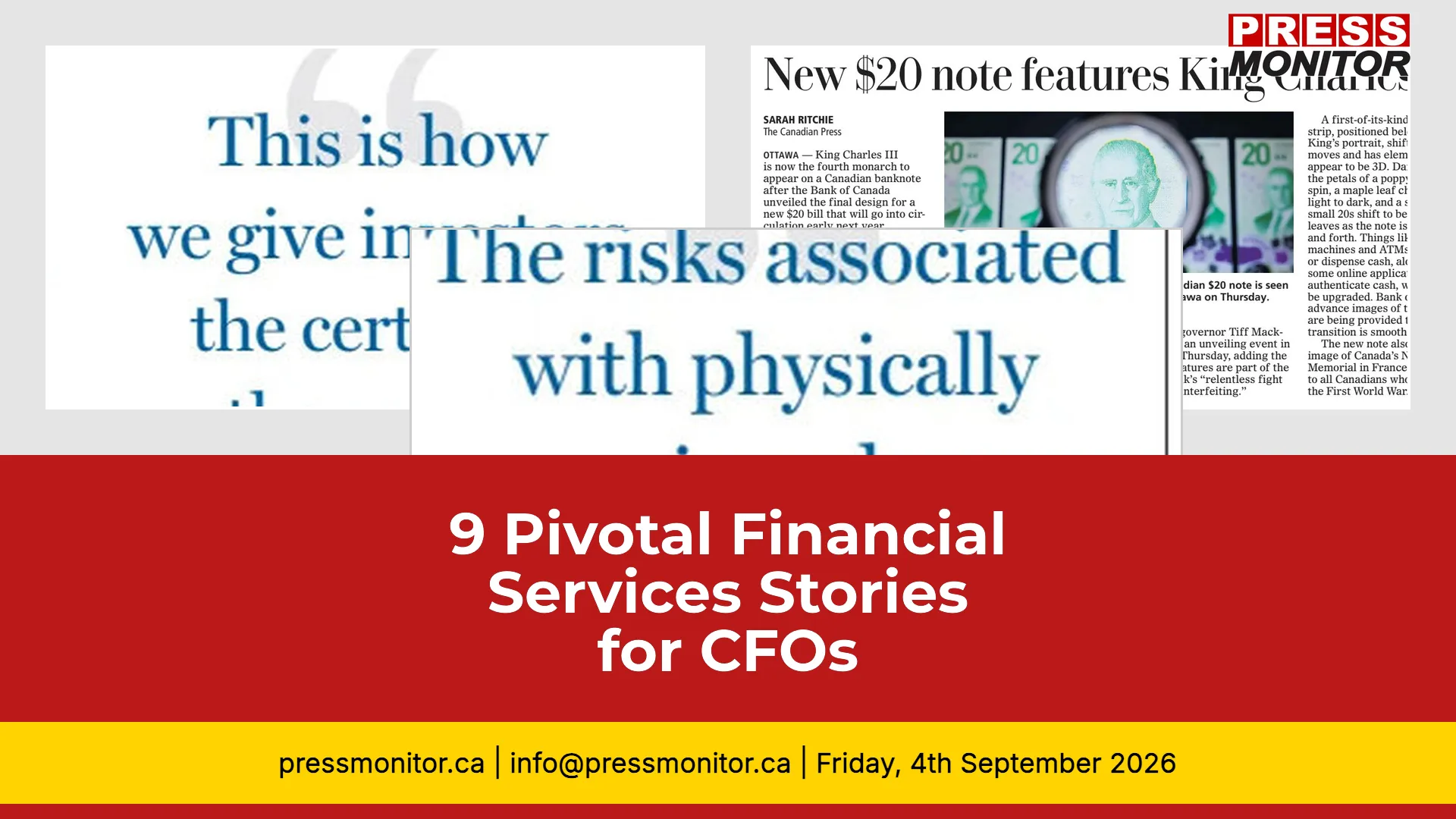 9 Pivotal Financial Services Stories for CFOs