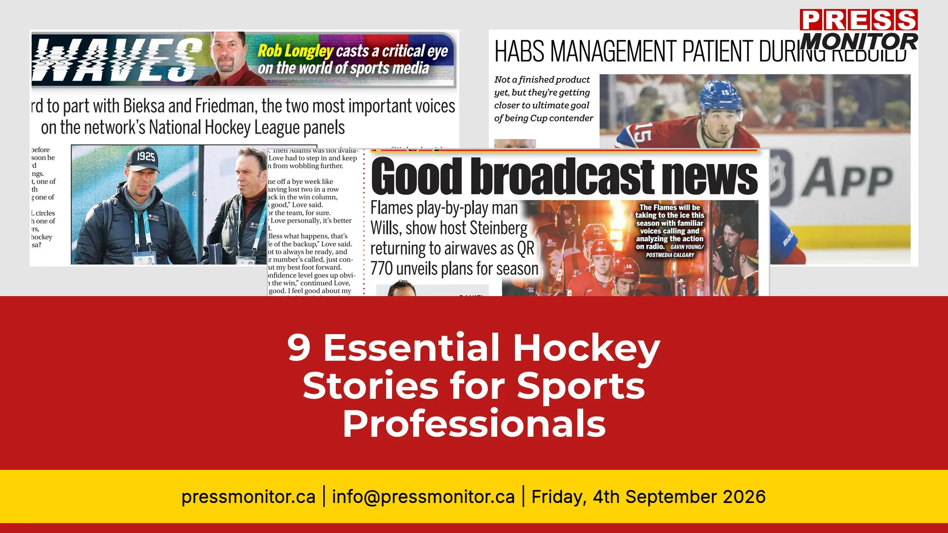 9 Essential Hockey Stories for Sports Professionals